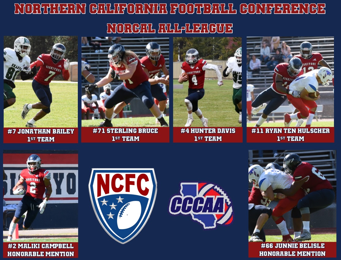 2021 - Northern California Football Conference All-League for College of the Siskiyous