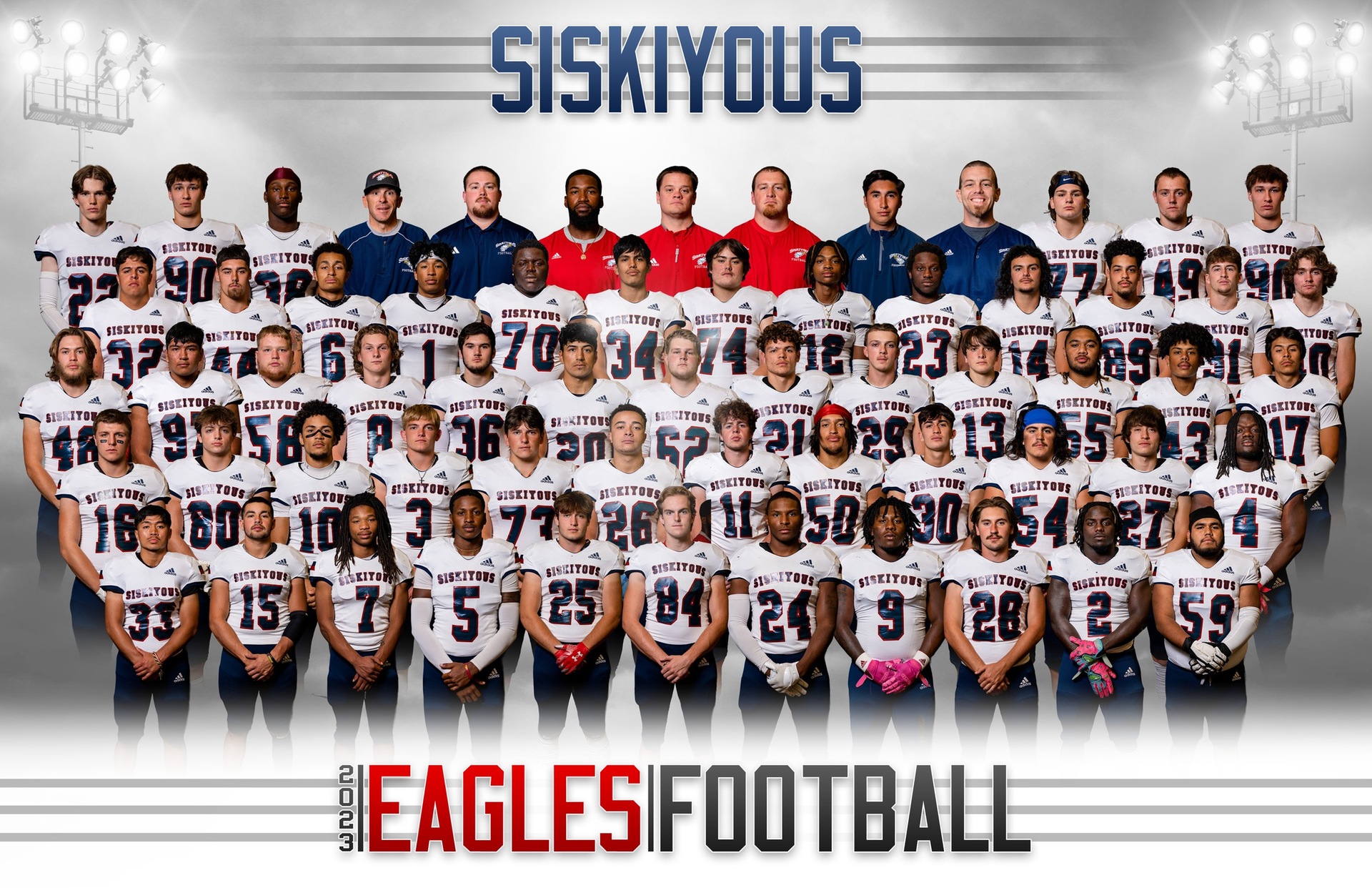 College of the Siskiyous football team picture for 2023.