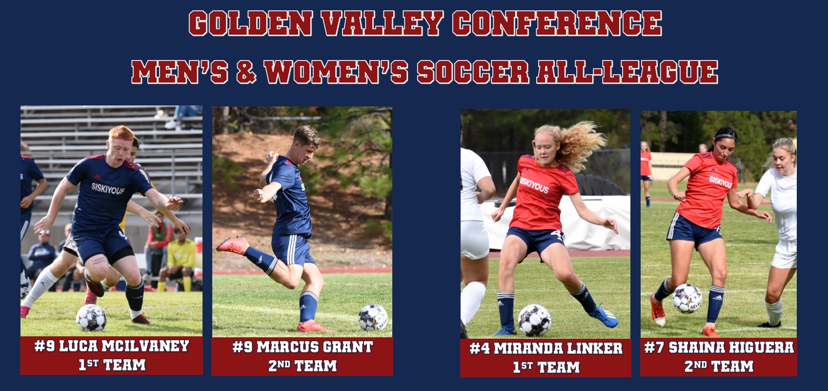 All Golden Valley Conference Soccer players.
